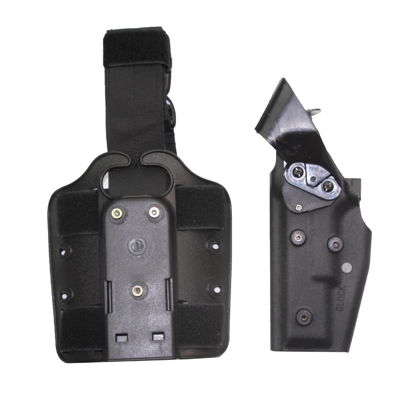 Hunting Right Hand Drop Leg Holster Tactical Thigh Waist Belt Holster for G 17 gen1-4