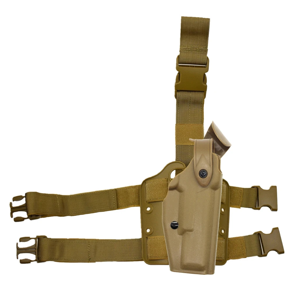 Hunting Right Hand Drop Leg Holster Tactical Thigh Waist Belt Holster for G 17 gen1-4