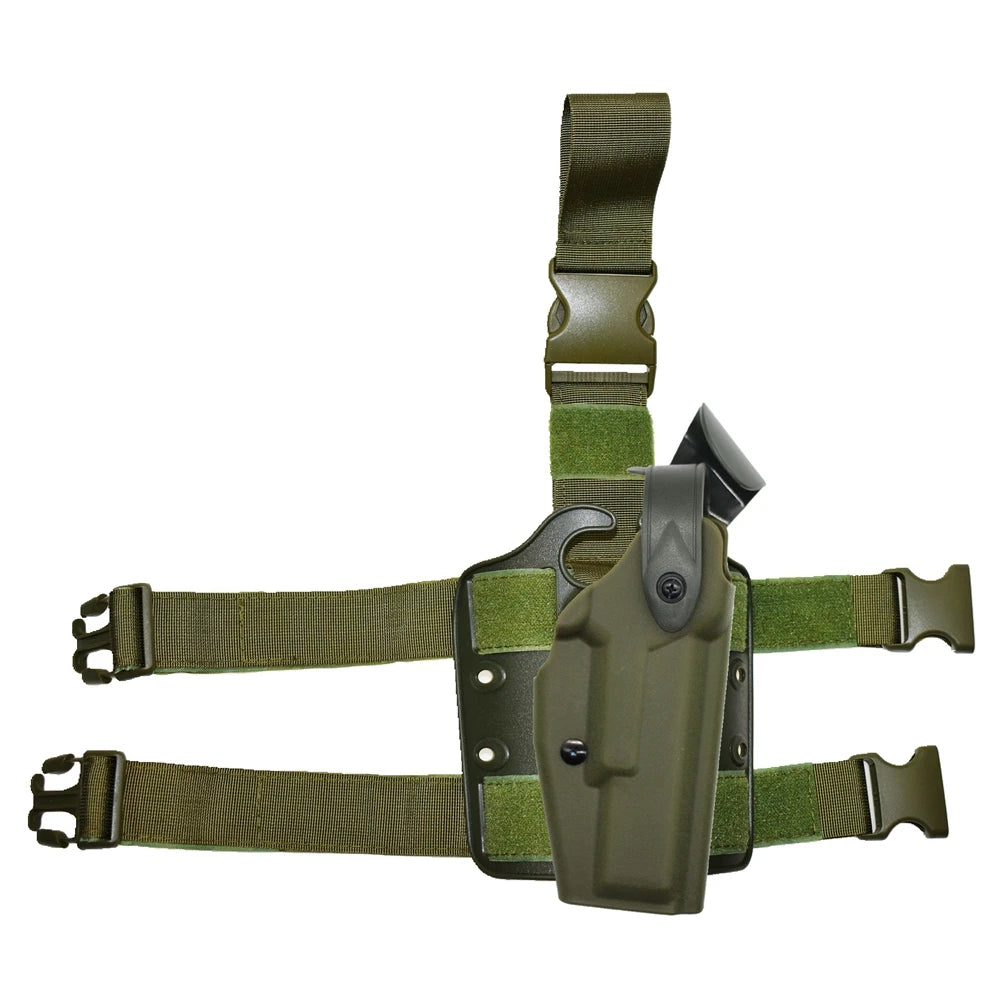 Hunting Right Hand Drop Leg Holster Tactical Thigh Waist Belt Holster for G 17 gen1-4